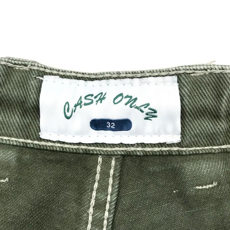CASH(BALENCIAGA) CASH ONLY デニムカーゴパンツ W32 カーゴ CASH(BALENCIAGA) CASH ONLY デニムカーゴパンツ W32 カーゴ
