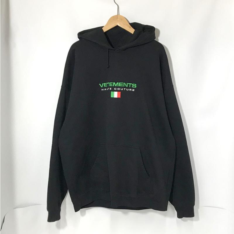 VETEMENTS パーカー フーディー Haute Couture Logo hoodie 刺繍 ロゴ 