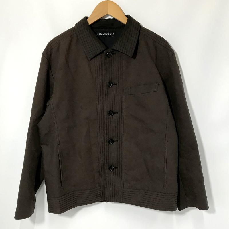 ISSEY MIYAKE MEN ジャケット コットンジャケット ブルゾン ボタン  