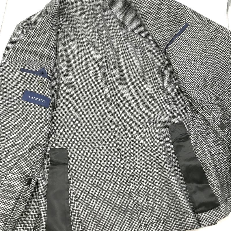 LATORRE テーラードジャケット F85 美品 JACKET イタリア製 ウール 