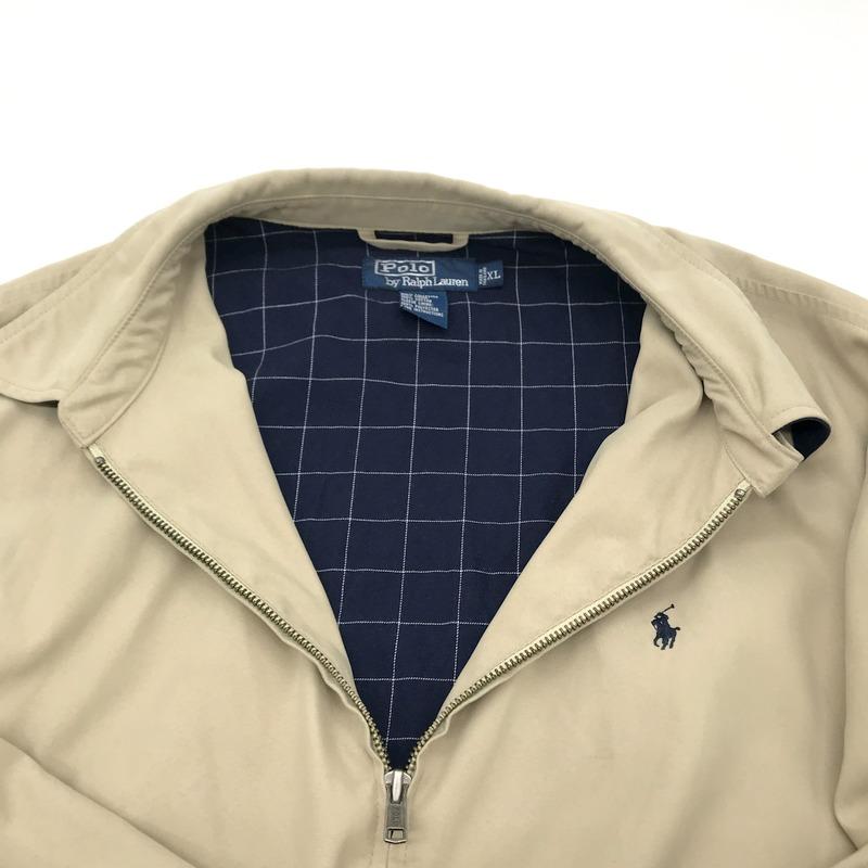 POLO RALPH LAUREN 90s ジャケット スイングトップ 内チェック柄 POLO RALPH LAUREN 90s ジャケット スイングトップ 内チェック柄