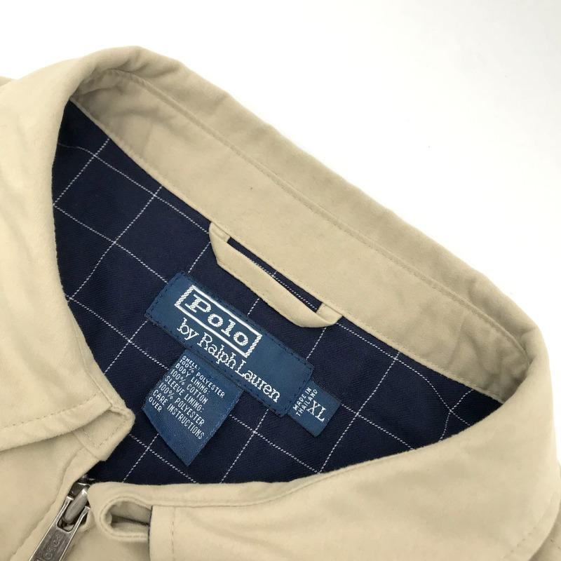 POLO RALPH LAUREN 90s ジャケット スイングトップ 内チェック柄 POLO RALPH LAUREN 90s ジャケット スイングトップ 内チェック柄
