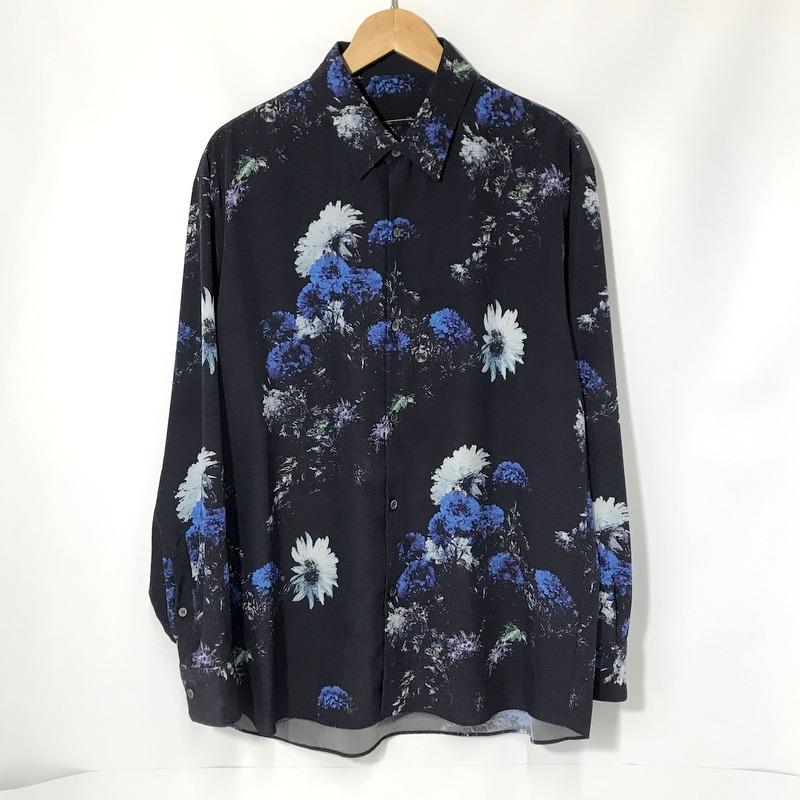 LAD MUSICIAN シャツ 美品 2223-113 DECHINE BIG SHIRT INKJET 長袖 