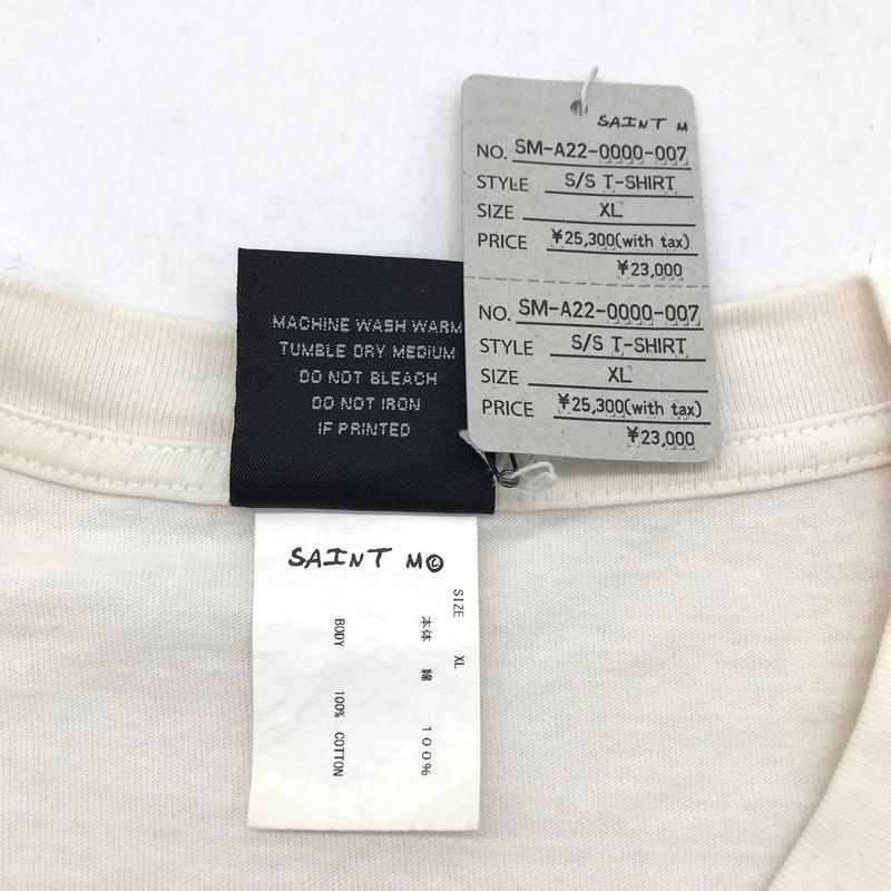 SAINT Mxxxxxx Tシャツ SM-A22-0000-007 MICHAEL 半袖 SAINT Mxxxxxx Tシャツ SM-A22-0000-007 MICHAEL 半袖