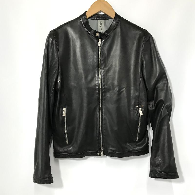 Delan  デラン　シングル　ライダース　ジュリアーノ　ラムレザー　44 Delan デランシングルライダースジュリアーノラムレザー44