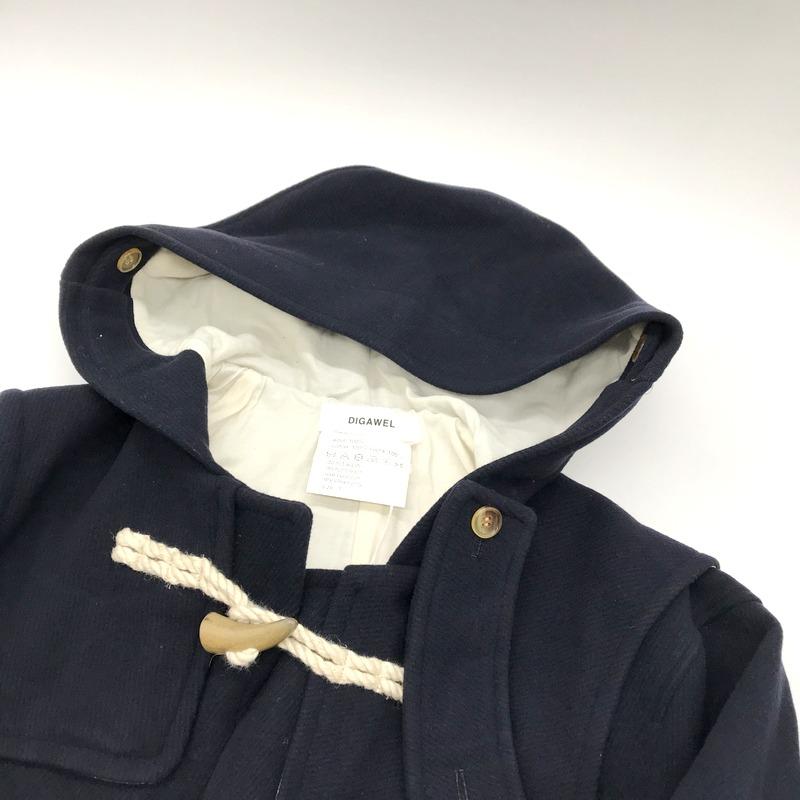 DIGAWEL ダッフルコート 美品 DWUB014 Duffle Coat フード付 コクーン 