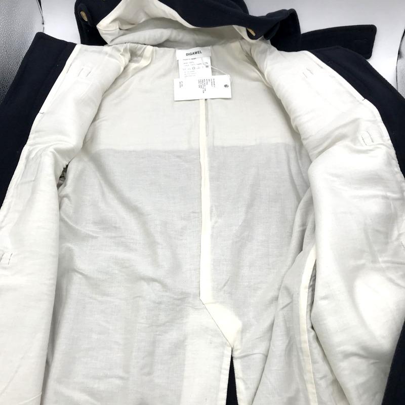 DIGAWEL ダッフルコート 美品 DWUB014 Duffle Coat フード付 コクーン 