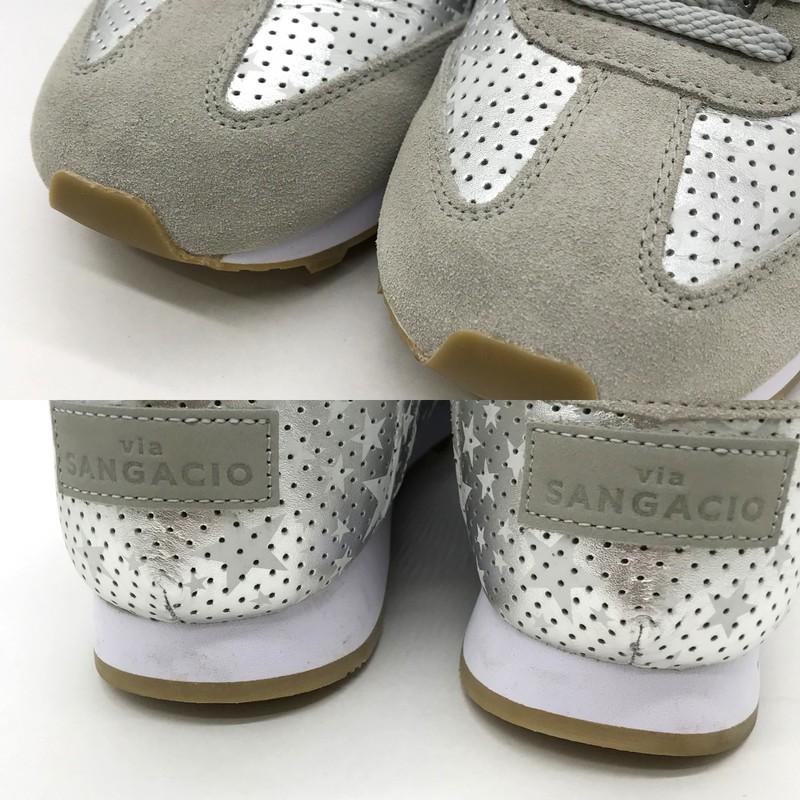 SANGACIO MOM SILVER STAR スニーカー にゅーず ローカット SANGACIO MOM SILVER STAR スニーカー にゅーず ローカット