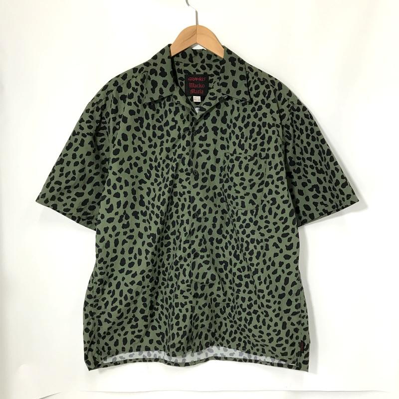 WACKO MARIA GRAMICCI 半袖シャツ GMJ3-S3021 オープンカラーシャツ 