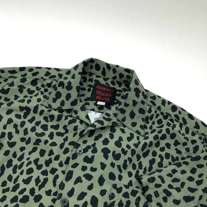 WACKO MARIA GRAMICCI 半袖シャツ GMJ3-S3021 オープンカラーシャツ 