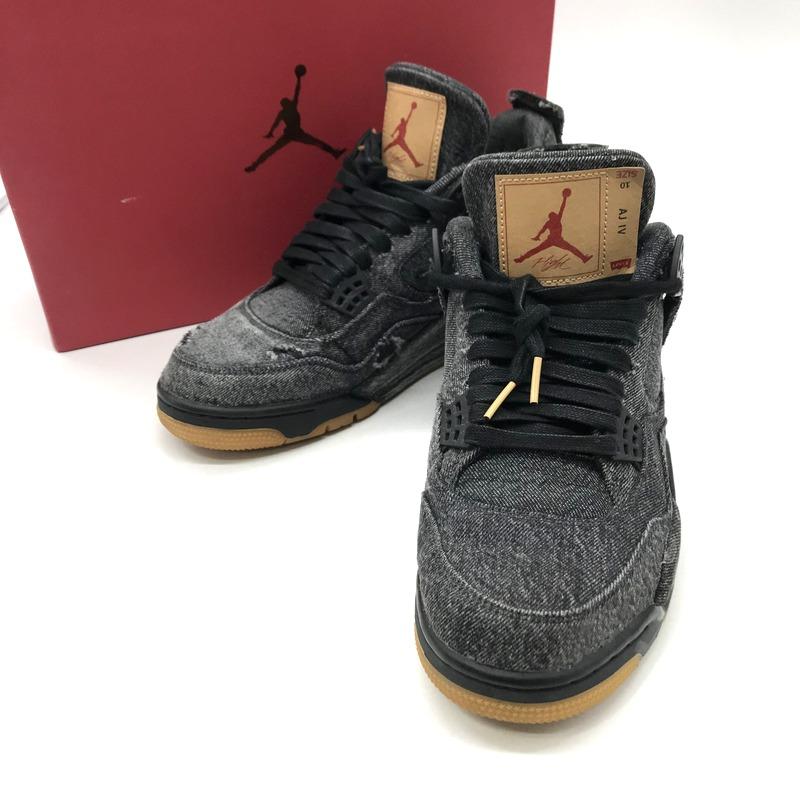 NIKE Nike Levis スニーカー Air Jordan 4 Black Denim AO2571 NIKE Nike Levis スニーカー Air Jordan 4 Black Denim AO2571