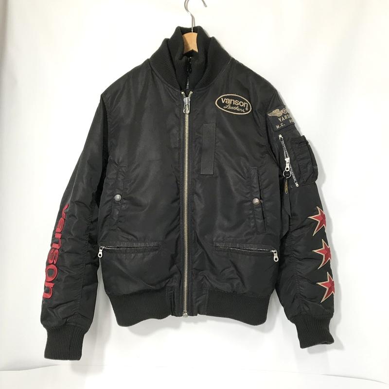 VANSON フライングスター MA-1 フライトジャケット NVJK-702 Amazon | [バンソン] フライングスター 刺繍 MA-1 フライト