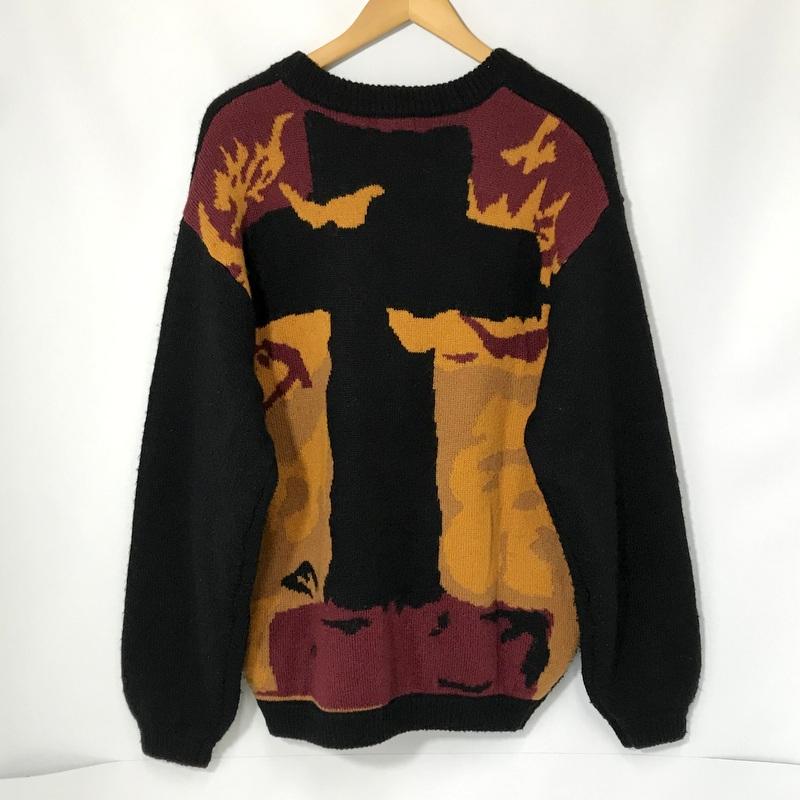 HELLRAZOR カーディガン HELLRAZOR Mohair Ribknit Cardigan - Black - Waveystore