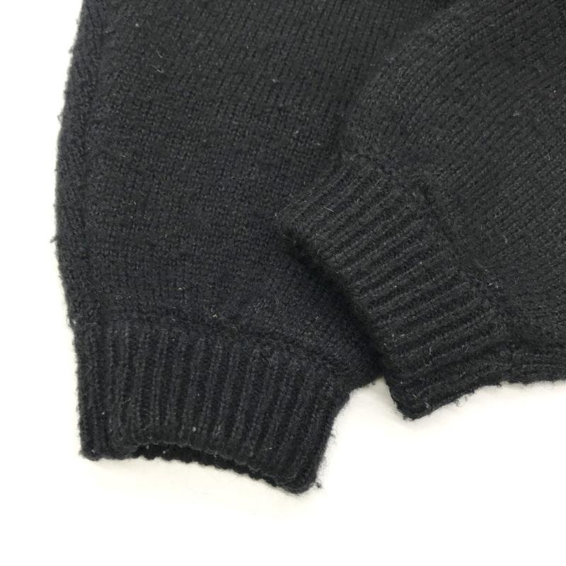 Hellrazor ニットカーディガン モヘア混カーディガン バック総柄