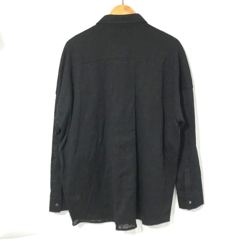 SHAREEF レースシャツ LACE JQ L/S SHIRTS 23313032 長袖 古着 透け感 