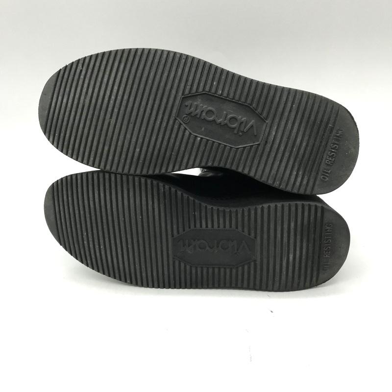 Portaille バックジップブーツ フロントドレープ レザーブーツ