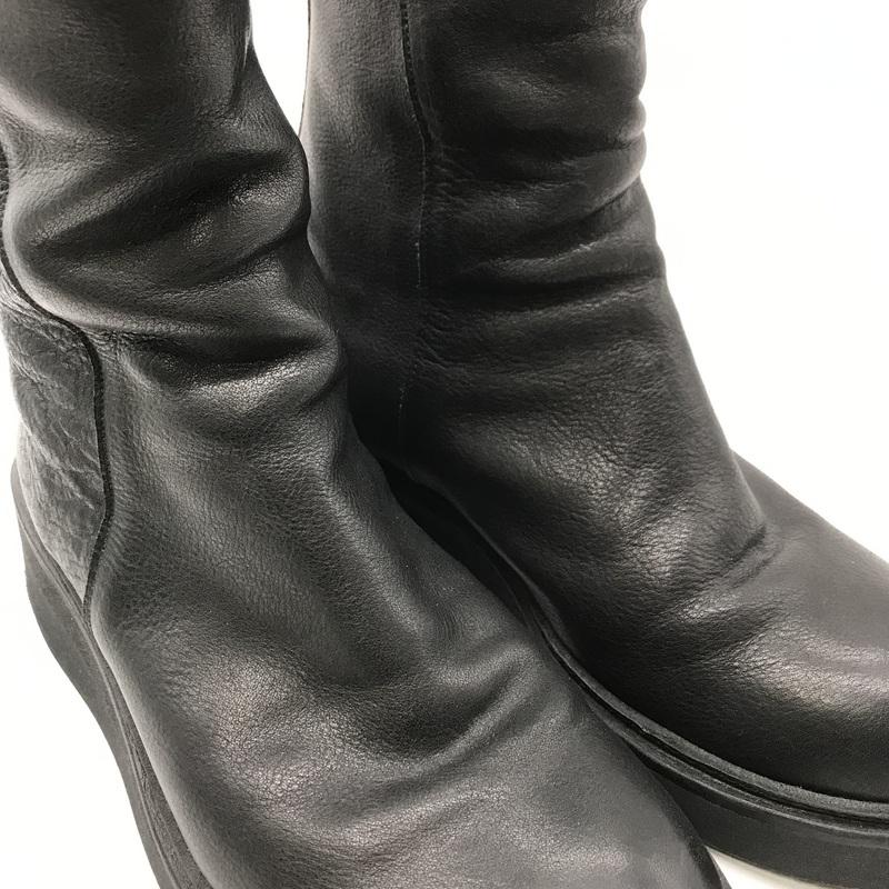 Portaille ポルタユ　レザーブーツ　YKKエクセラ クラフトマンシップ 36-L3MCfront zip shoes | Portaille