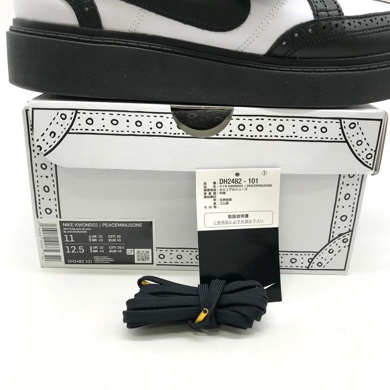 NIKE PEACEMINUSONE Nike スニーカー Kwondo 1 Black and White NIKE PEACEMINUSONE Nike スニーカー Kwondo 1 Black and White