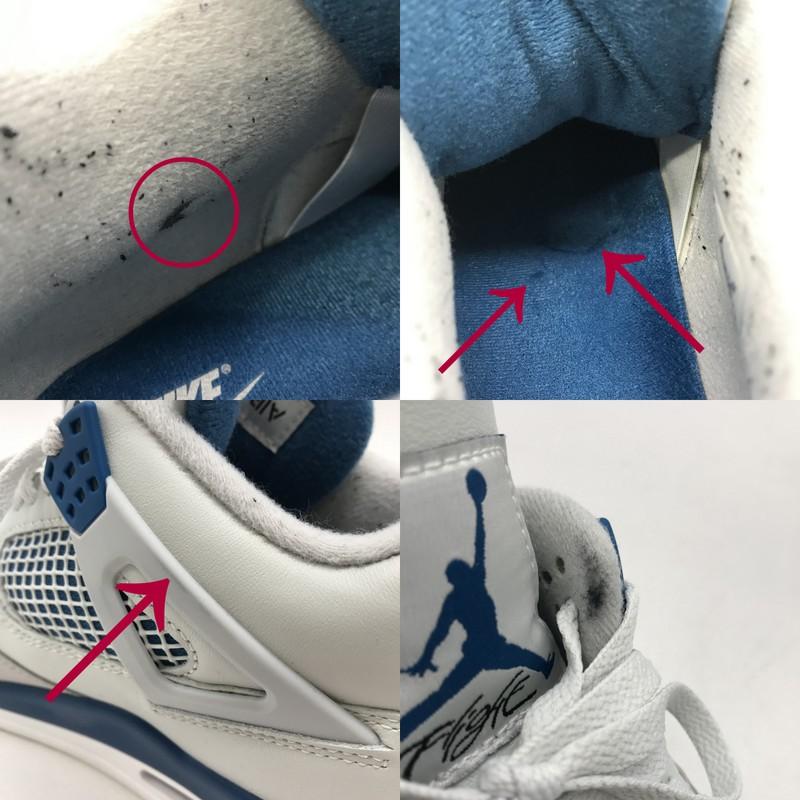 シューズ(男性用) Nike Air Jordan 4 Retro Industrial Blue Nike Air Jordan 4 Retro Industrial Blue FV5029-141 US 7 - 12
