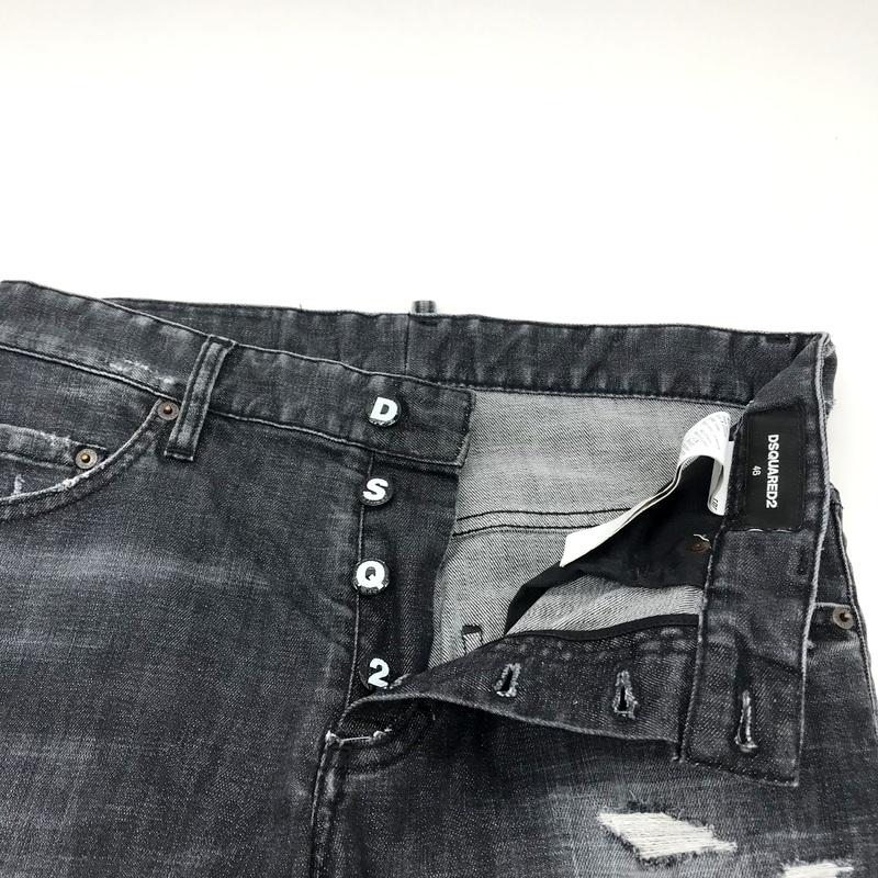 DSQUARED2 スキニーデニム ダークブルーサイズ46