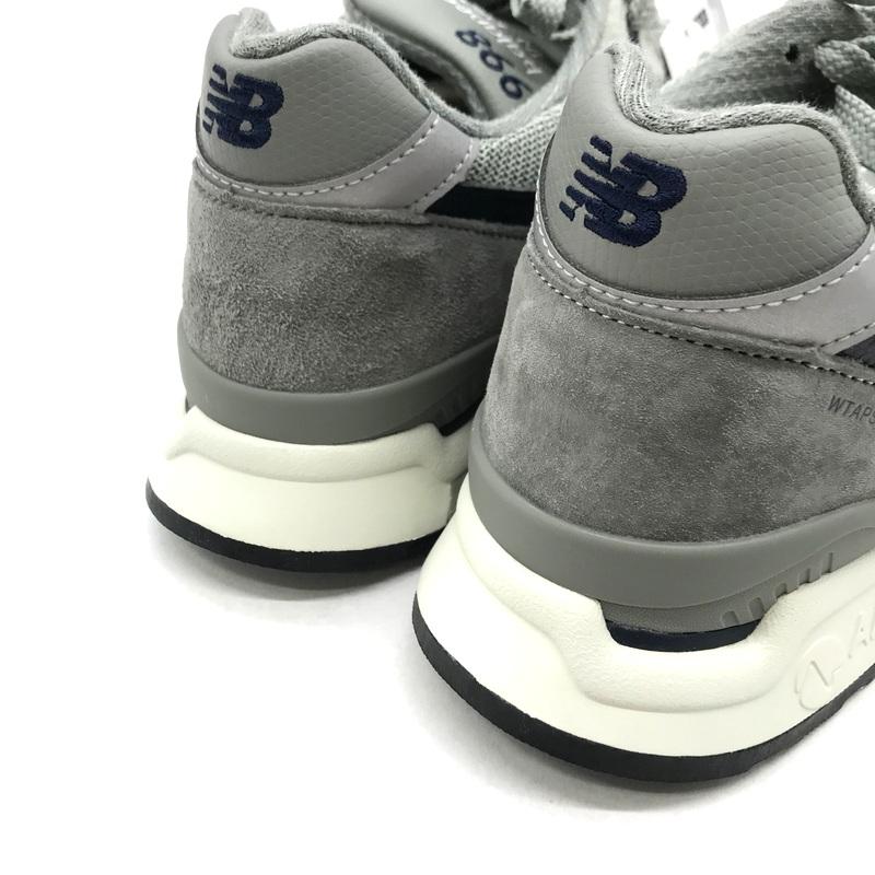 New Balance WTAPS スニーカー 998 Gray U998WT 箱付き ステッカー  