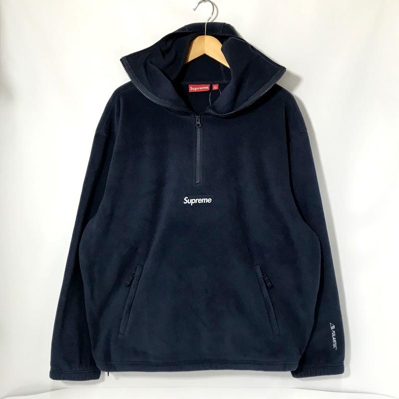 Supreme ハーフジップ プルオーバー 美品 フリース パーカー Supreme ハーフジップ プルオーバー 美品 フリース パーカー
