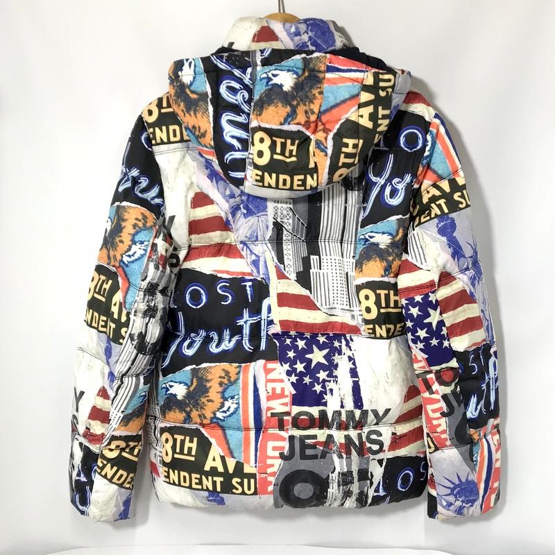 TOMMY JEANS（トミー・ジーンズ） 中綿ジャケット フーディー ブルゾン 