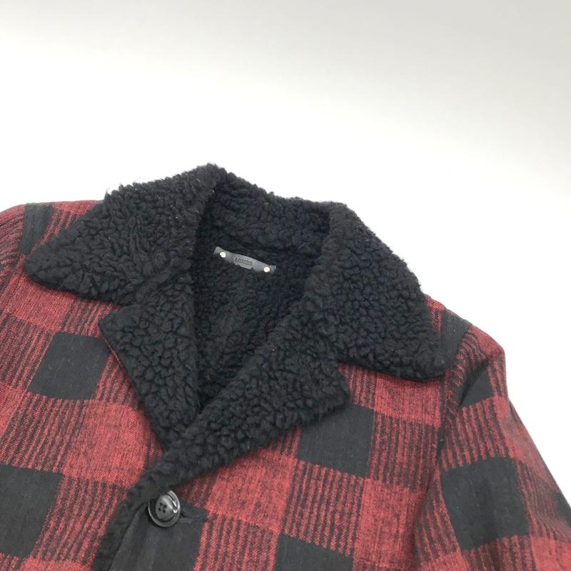 MINEDENIM（マインデニム） バッファローチェック ボアランチコート