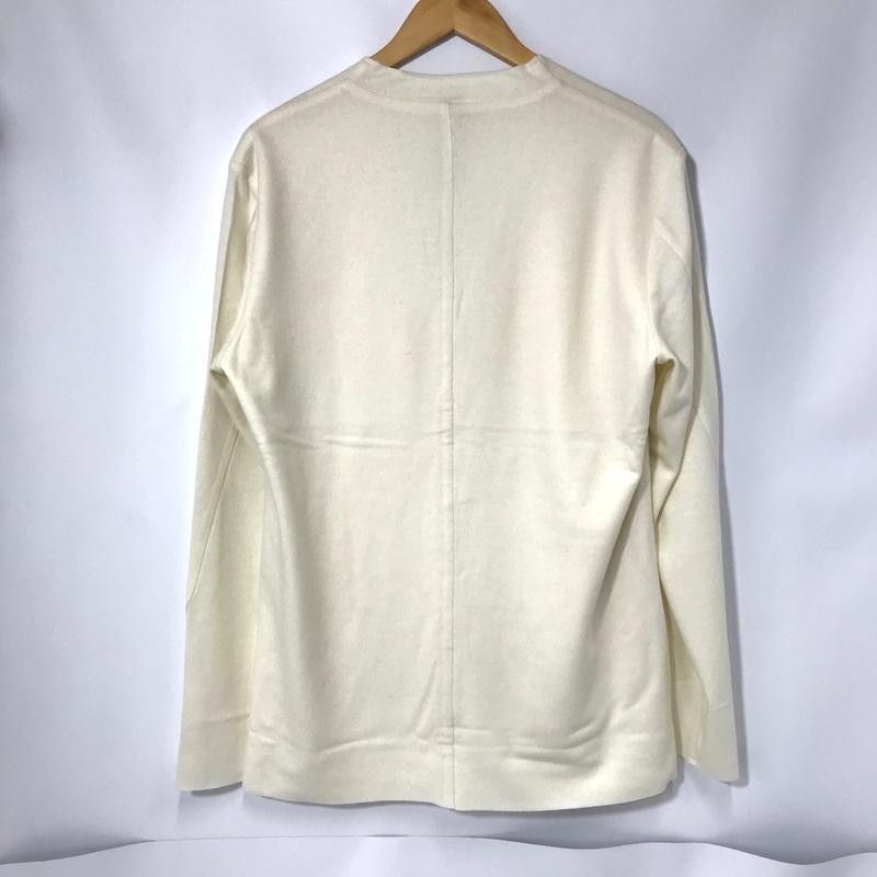 wjk カーディガン 2-ply hook cardigan ミドル丈 ウール シンプル 