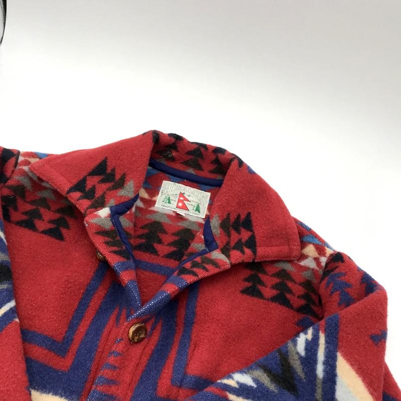 ハリウッドランチマーケット　ミリタリージャケット　　ボア　赤　毛糸 ハリウッドランチマーケット ミリタリージャケット ボア 赤 毛糸