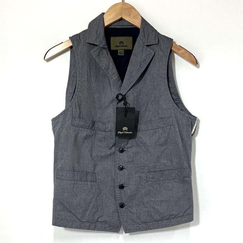 NIGEL CABOURN（ナイジェルケーボン） ベスト ストライプ タグ付き