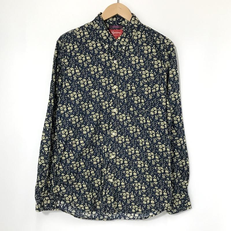 Supreme シュプリーム 長袖シャツ メンズ Mサイズ ネイビー