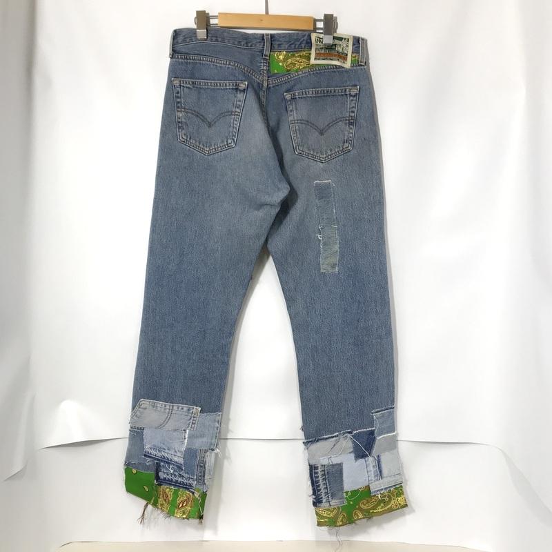 INNOCENCE NY THE WORLD IS YOURS 金蘭パッチワークデニム 美品 デニム