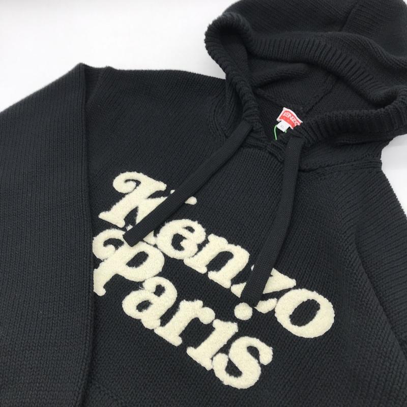 KENZO VERDY ニットフーディー タグ付き パーカー プルオーバー KENZO VERDY ニットフーディー タグ付き パーカー プルオーバー