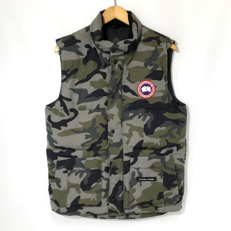 CANADA GOOSE ダウンベスト 美品 4154MP カモフラ柄 ベスト 防寒 