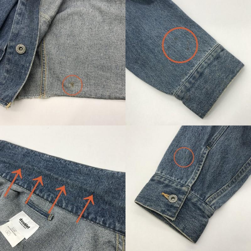 doublet（ダブレット） デニムジャケット 17AW11BL45 Gジャン