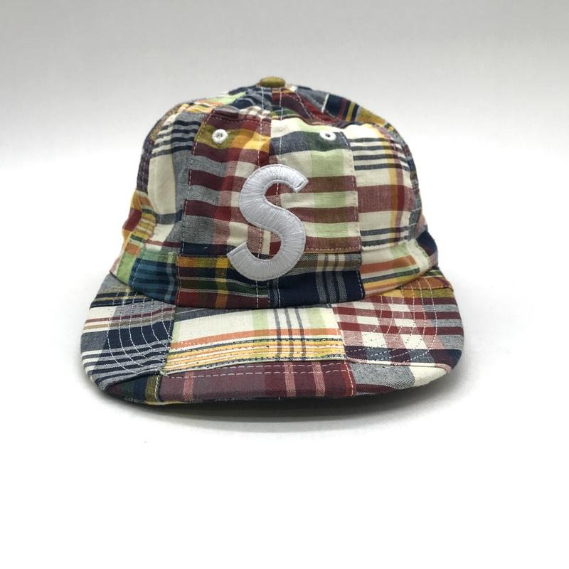 Supreme パッチワーク キャップ 帽子 Supreme Sロゴ パッチワーク