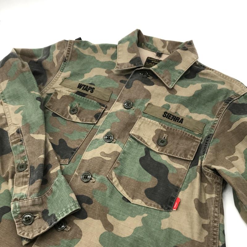 WTAPS（ダブルタップス） ミリタリー シャツジャケット カモフラ 迷彩
