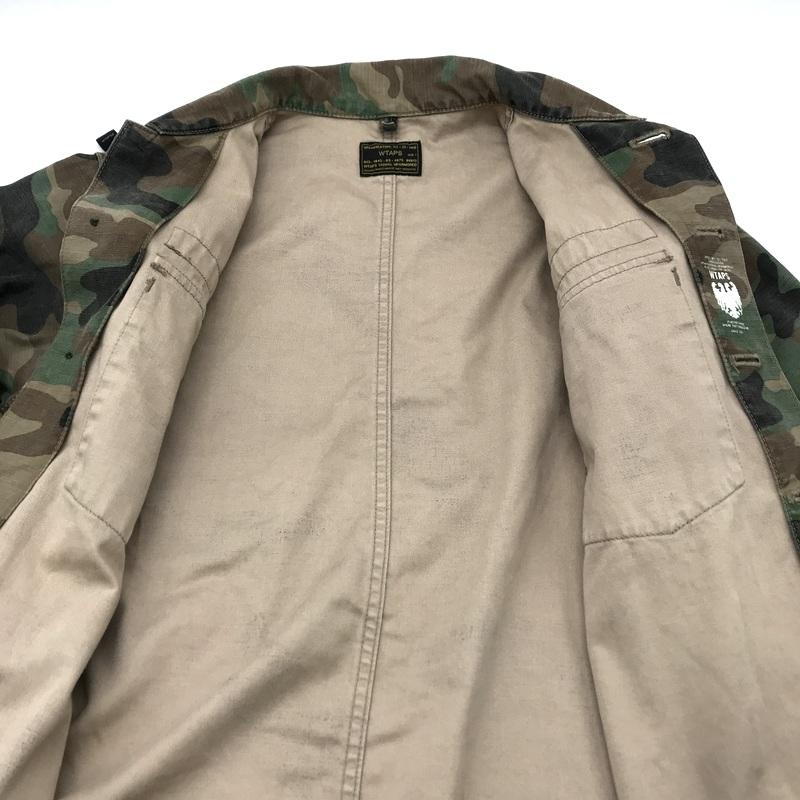 WTAPS（ダブルタップス） ミリタリー シャツジャケット カモフラ 迷彩