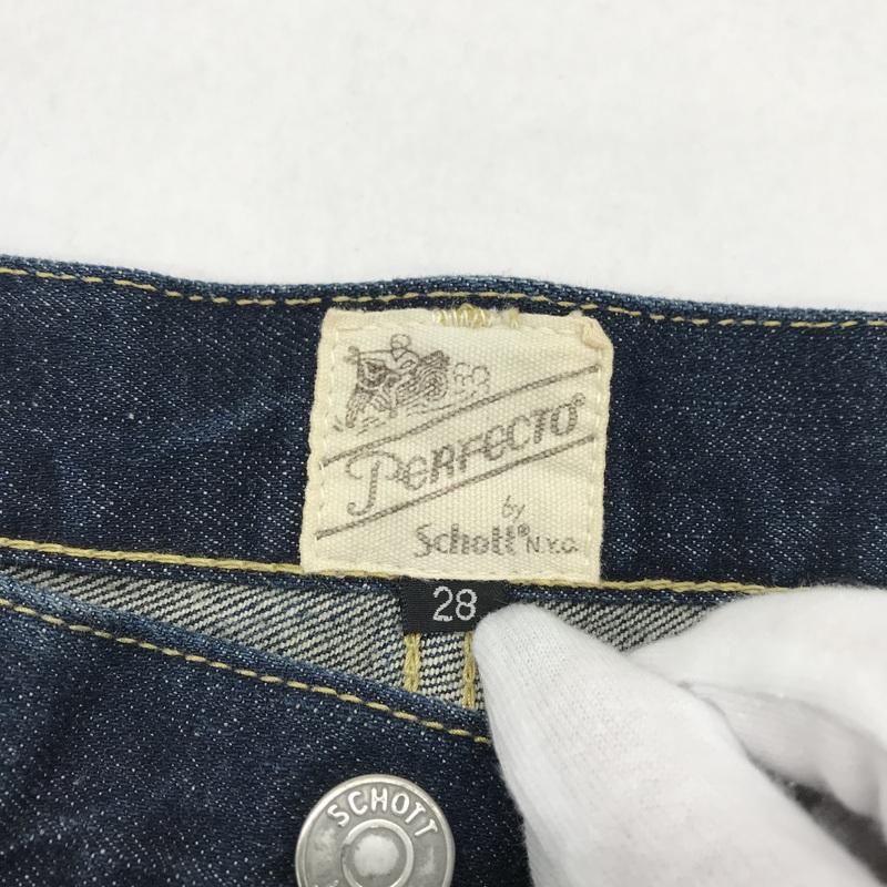 SCHOTT（ショット） デニムパンツ STRETCH INDIGO DENIM PATCH