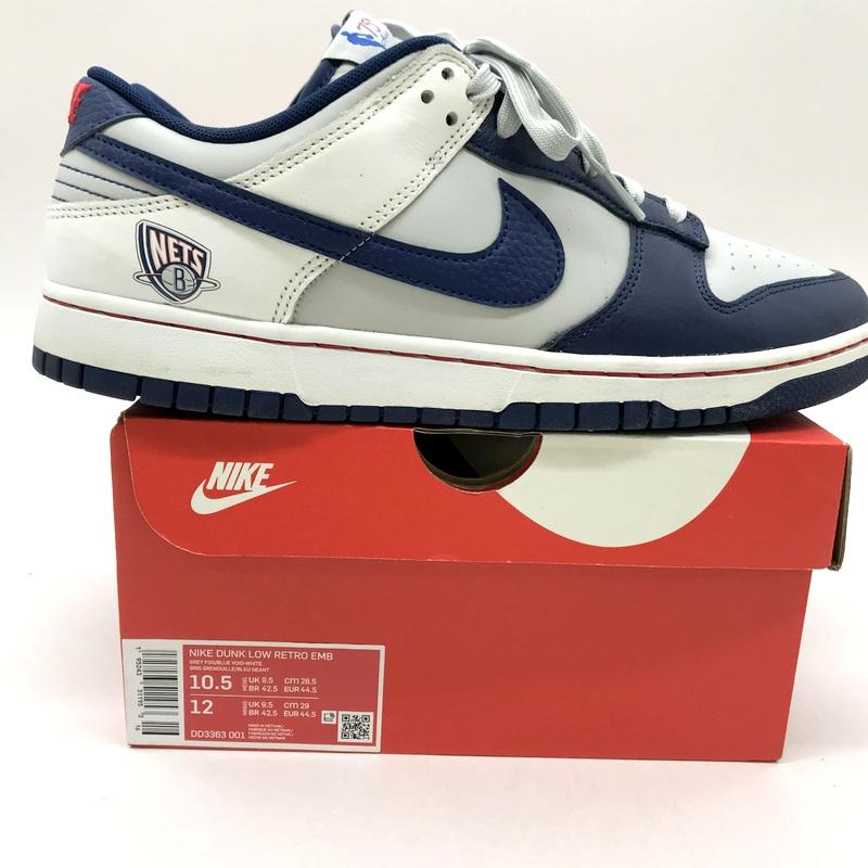 NIKE DUNK LOW RETRO EMB 75TH ANNIVERSARY NETS スニーカー