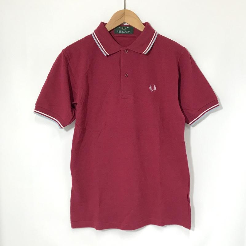 90s　FRED PERRY　ポロシャツ　レッド　M1200　旧タグ　M 90s FRED PERRY ポロシャツ レッド M1200 旧タグ M - メルカリ