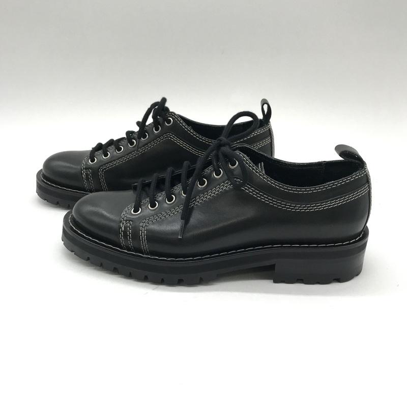 AMI Paris レザーシューズ コントラストステッチ スニーカー レース