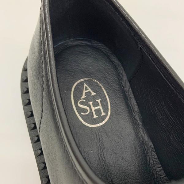 ASH アッシュ GENIAL STUD 厚底 コインローファー シューズ レディース 