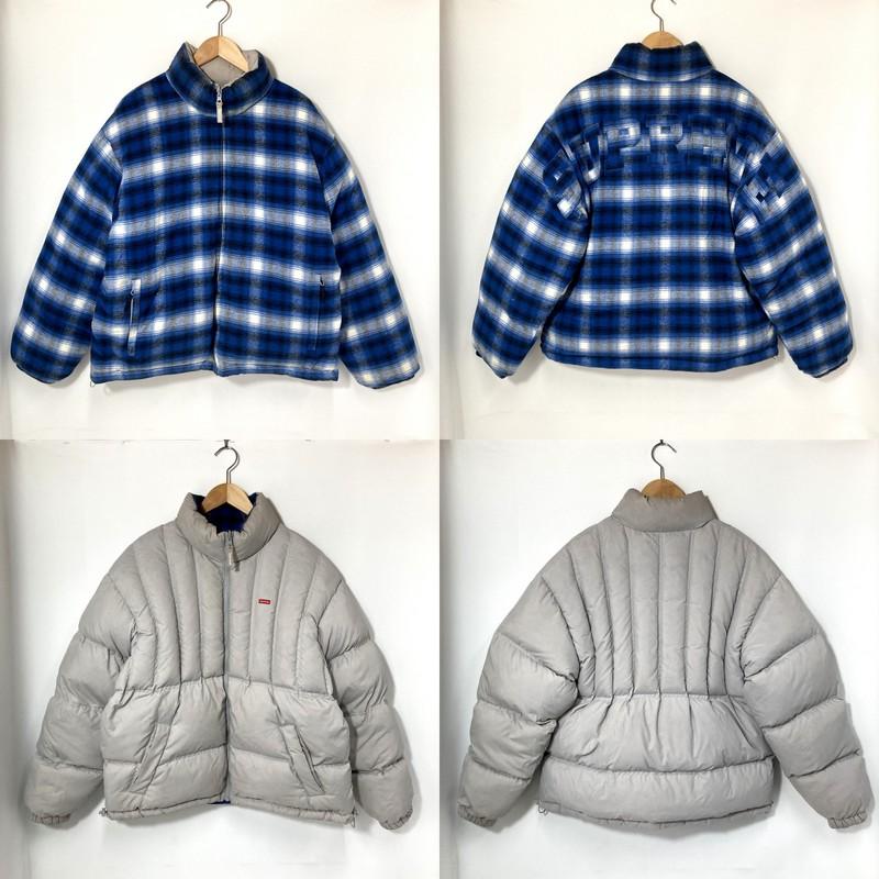 Supreme（シュプリーム） ダウンジャケット Flannel Reversible Puffer