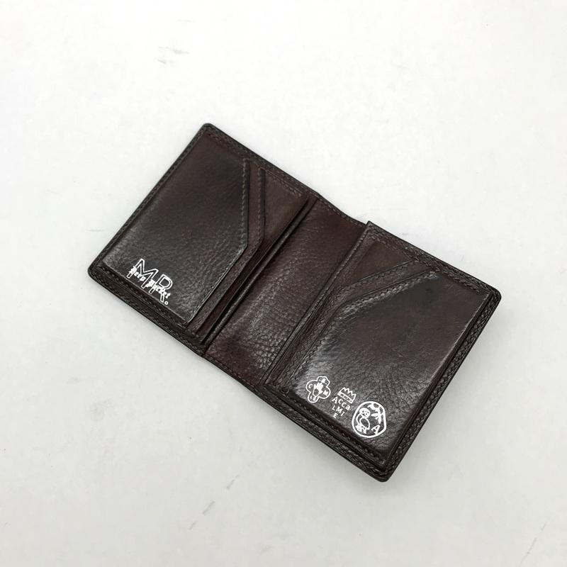 ACCALMIE × MR.DEEP POCKET カードケース コラボ 2つ折り クロコダイル