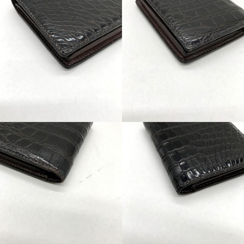 accalmie アカルミー　クロコダイル　財布 ACCALMIE × MR.DEEP POCKET カードケース コラボ 2つ折り クロコダイル