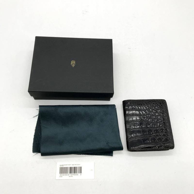 ACCALMIE Negril Crocodile Wallet アカルミー ACCALMIE × MR.DEEP POCKET カードケース コラボ 2つ折り クロコダイル