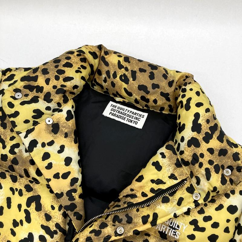 WACKO MARIA（ワコマリア） レオパード柄 キルティング ダウン
