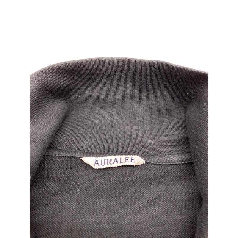 AURALEE オーラリー ジップブルゾン A24AB01CU スエット生地 SUPER HIGH GAUGE SWEAT ZIP BLOUSON 古着 メンズ サイズ5 Lサイズ相当 ブラック アウター A14957◆の画像